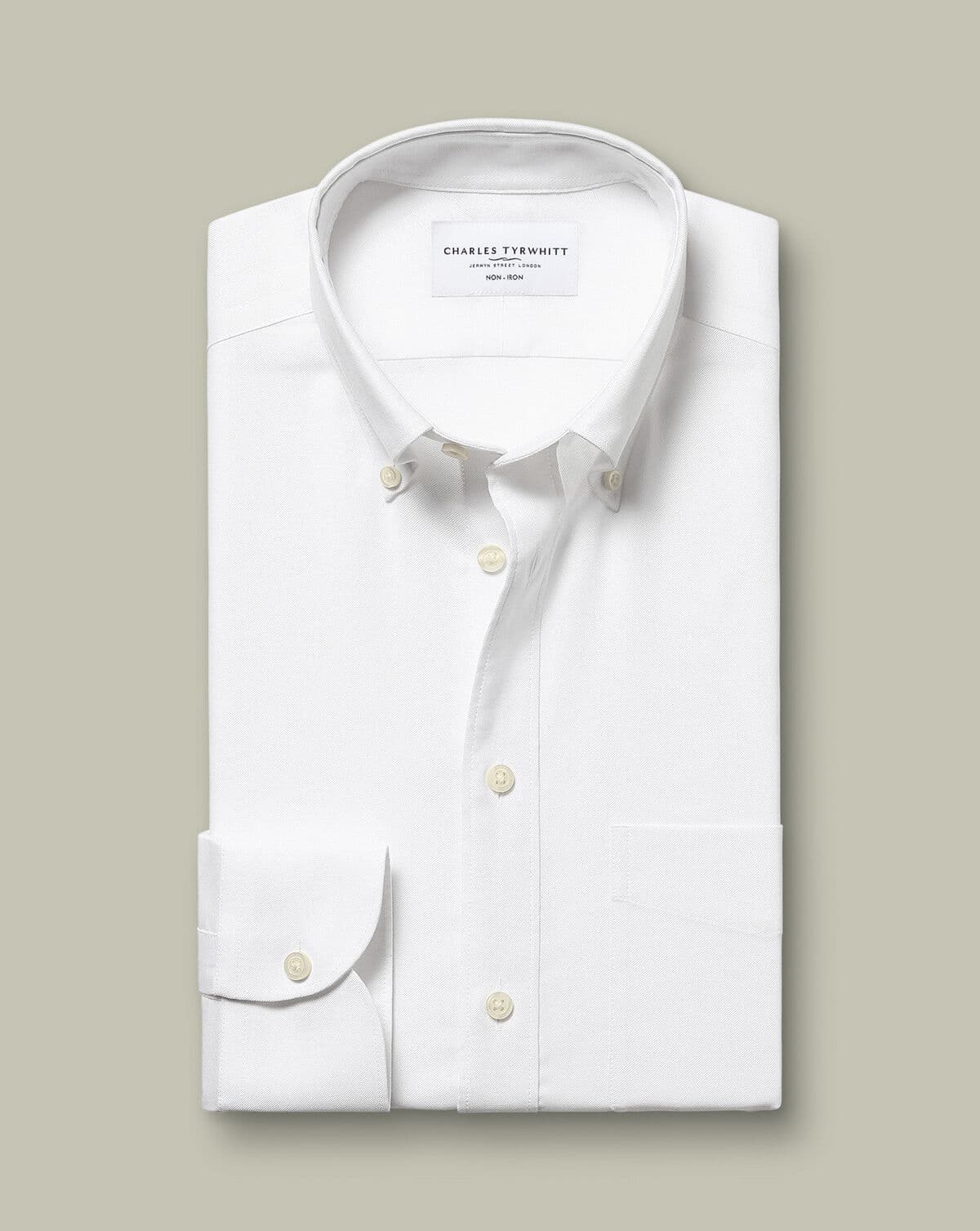Non-Iron рубашка Oxford – Белая 4